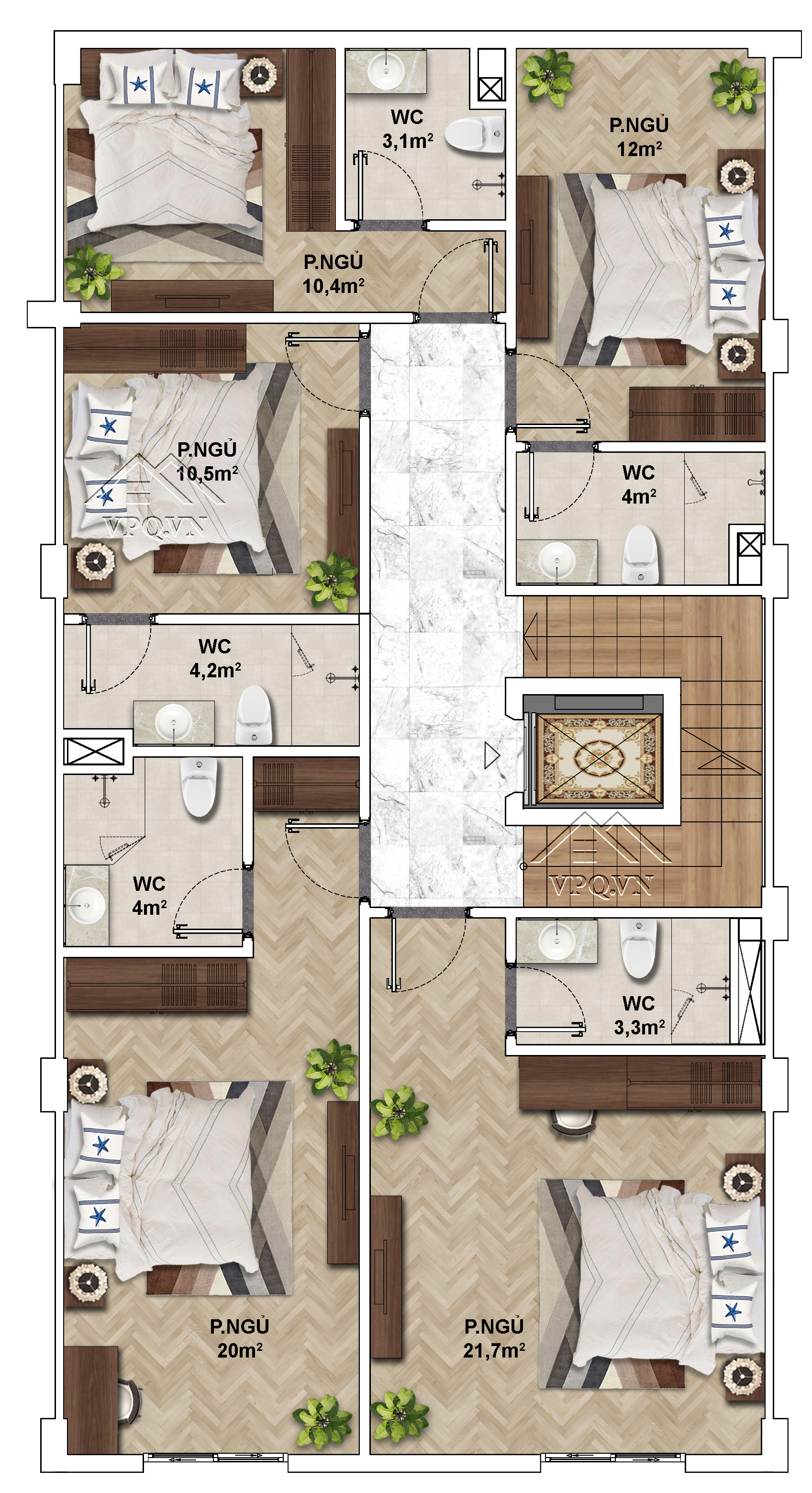 Tầng 2 8x16m